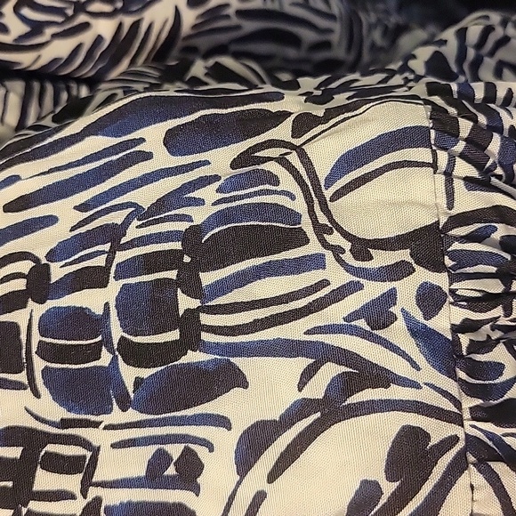 Tyler Boe size Small "Rachel" Blue White Print Maxi Sundress NWT - Picture 7 of 11